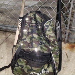 Baseball Bat Bag - Backpack for Baseball, T-Ball & Softball Equipment